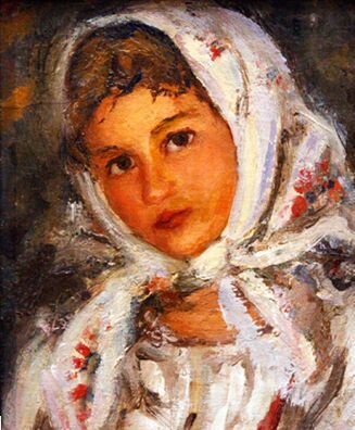 Честняков Ефим Васильевич (1874-1961). Портрет девушки.